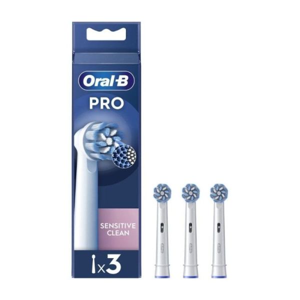 Oral-B Pro brossettes Sensitive Clean (x3)