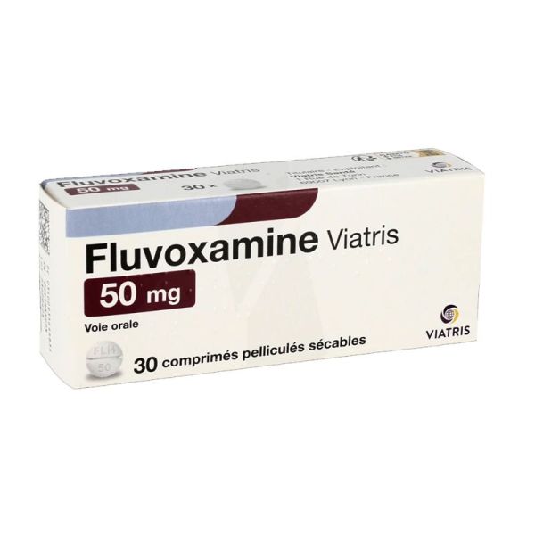 Viatris Fluvoxamine 50 mg Comprimés Pelliculés Sécables (Boîte De 30)