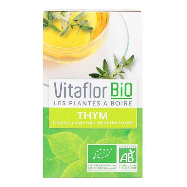 Vitaflor Bio tisane de thym bio 18 sachets