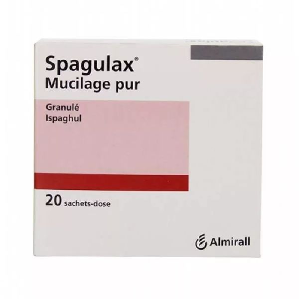 Spagulax Mucilage Pur Granulé Ispaghul 20 sachets