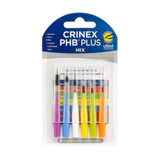 Crinex PHB Plus Mix (Lot De 6 Brossettes)