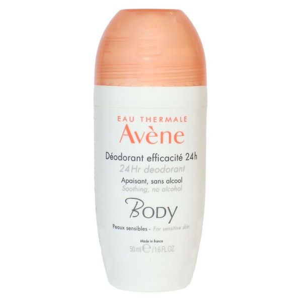 Avene Body Déodorant 24H Apaisant Sans Alcool Peaux Sensibles 50Ml