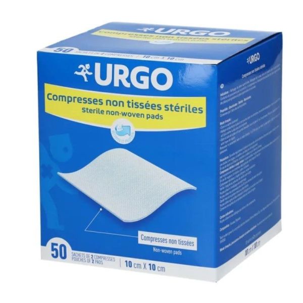 Urgo Compresses Stériles non tissées 10x10 cm (x50)