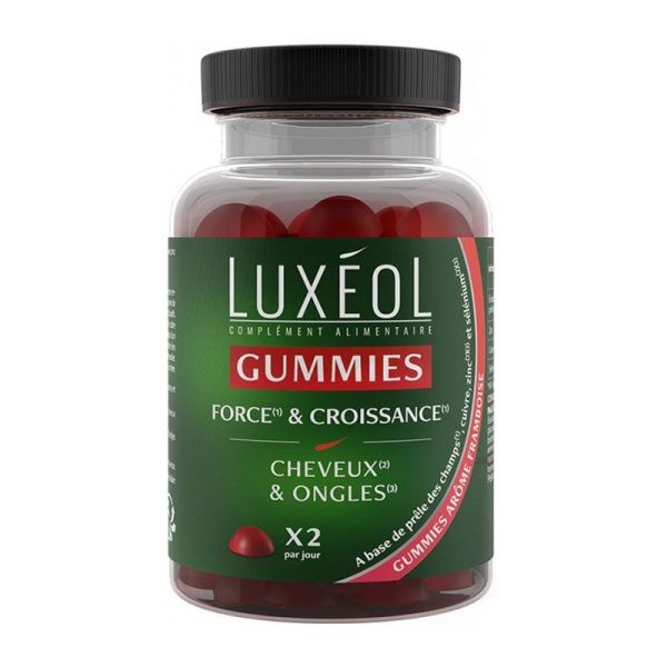 Luxéol Gummies Force & Croissance cheveux & ongles (x60)