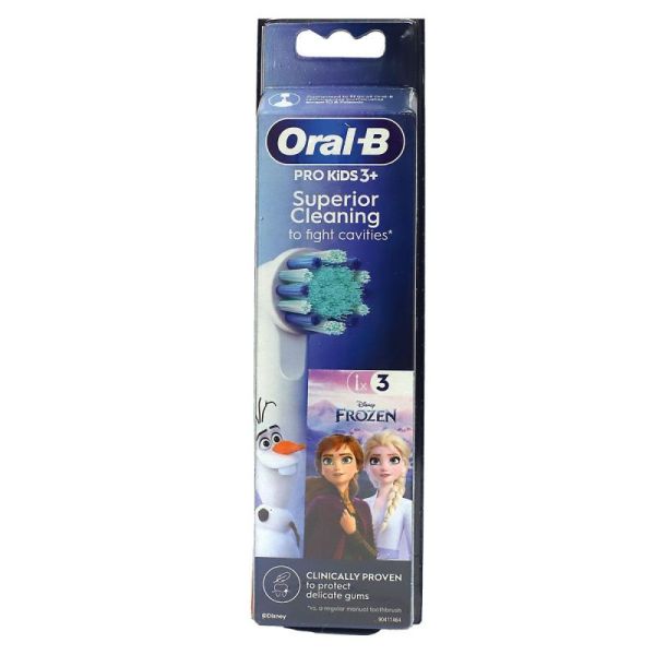 Oral-B Pro Kids 3+ Brossettes Reine Des Neiges (Frozen) (x3)