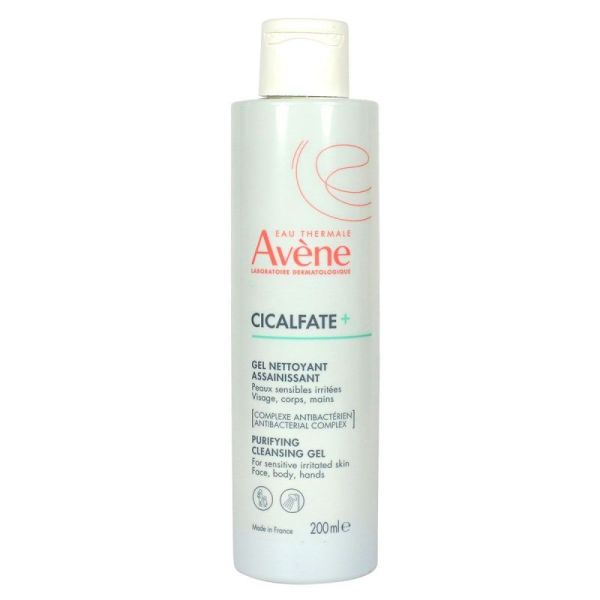 Avene Cicalfate+Gel Nettoyant Assainissant 200Ml