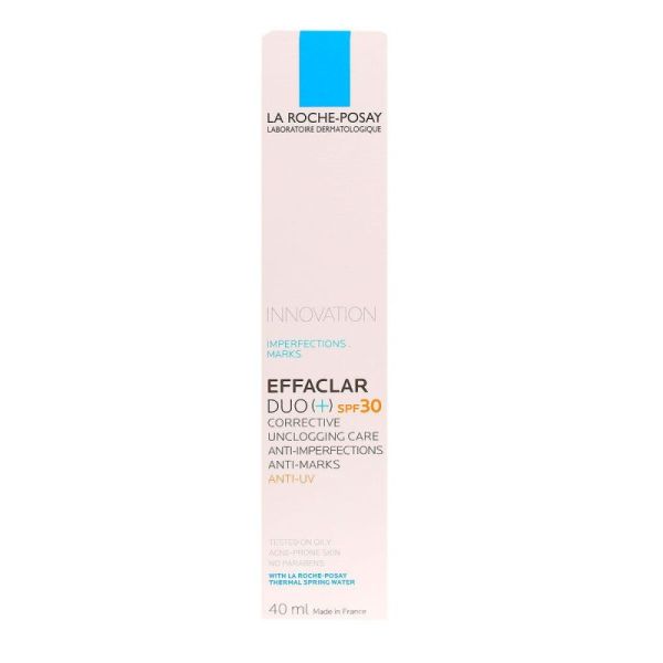 La Roche-Posay Effaclar Duo + Spf30 Crème Soin Anti-Imperfections 40Ml