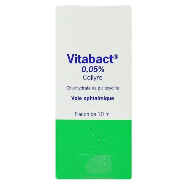 Vitabact 0,05%  Collyre Antiseptique 10Ml