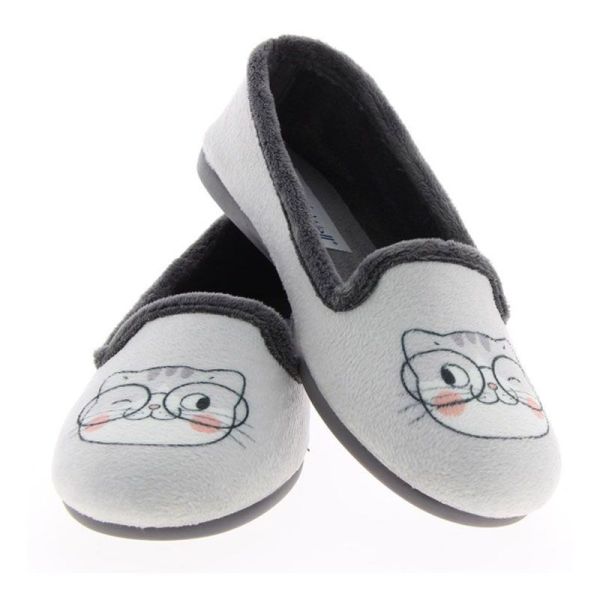 Podowell Chaussons femme Lilou Gris (Taille 37)