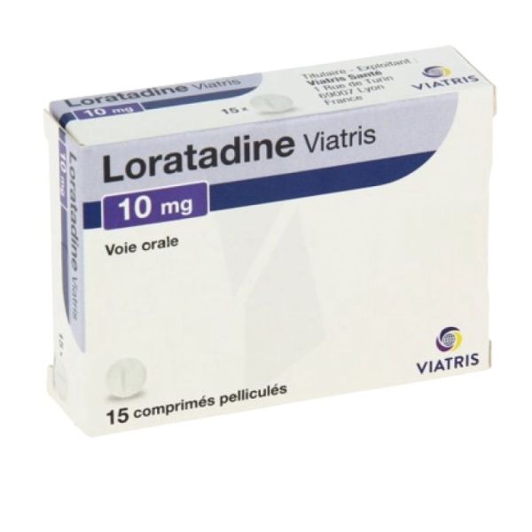 Loratadine Viatris 10 Mg Comprimé Boîte de 15