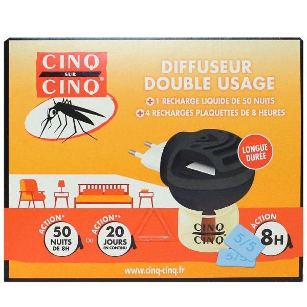 Diffuseur double usage anti-insectes