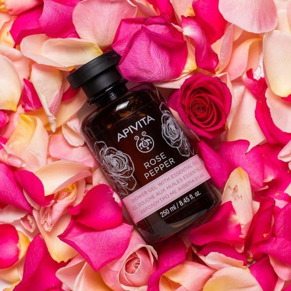 ROSE PEPPER Gel Douche aux Huiles Essentielles