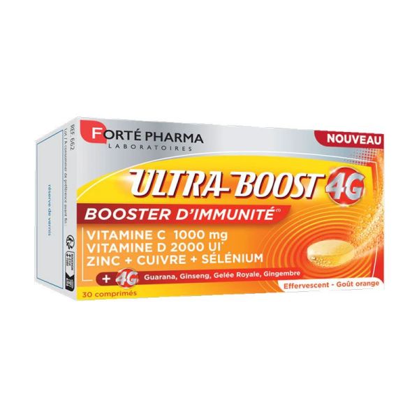 Forté Pharma Ultra Boost 4G Booster d'Ilmmunité (30 comprimés effervescents)