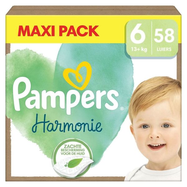 Pampers Harmonie Couches Taille 6 (x58)