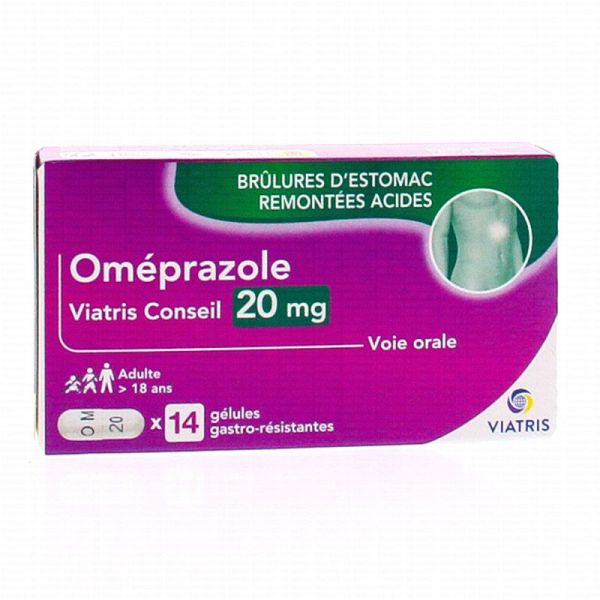 Omepraz Myl Co 20Mg Gél Ga Plq Pvc/Pvdc/Al/14