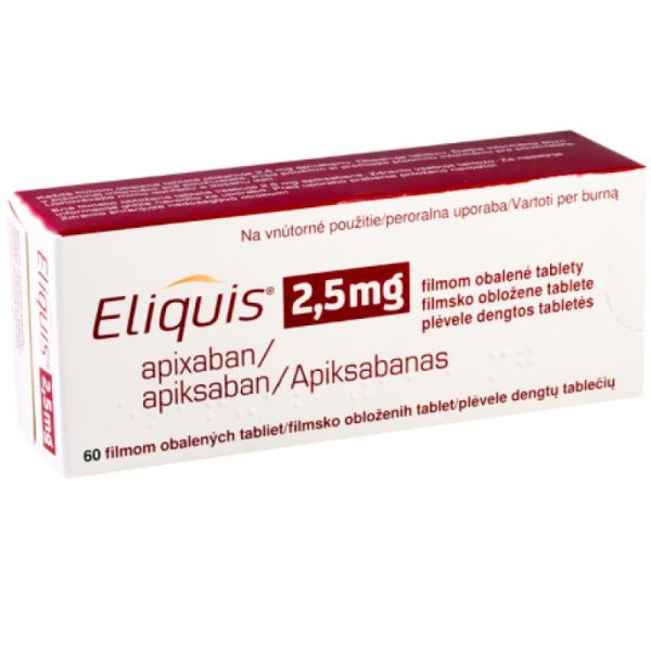 Eliquis 2,5Mg Cpr Bt 60