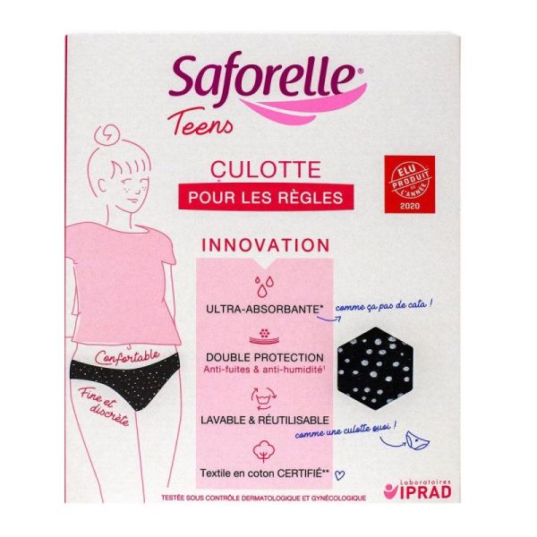 Saforelle Culotte Menstruelle Teen 14 ans