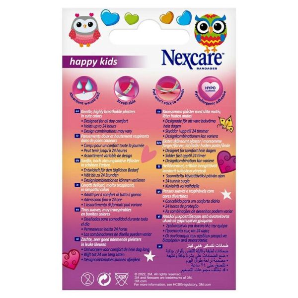 3M Nexcare Happy Kids pansements licorne (x20)