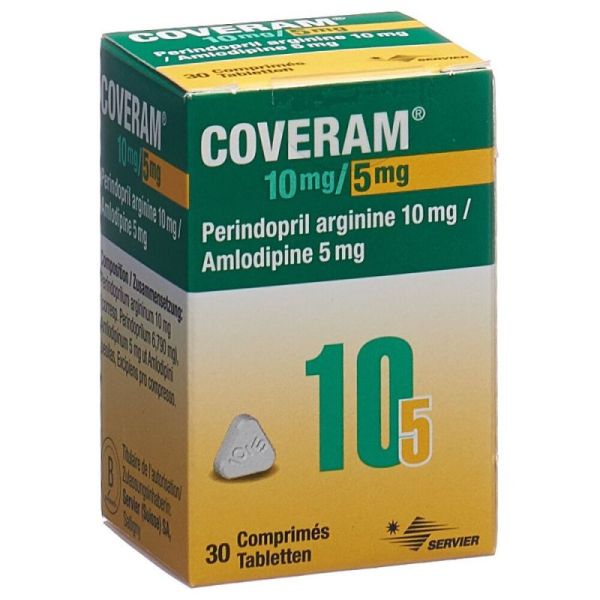 Coveram 10Mg/ 5Mg Cpr 30