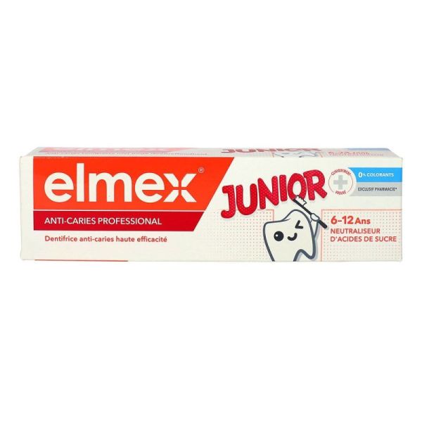 Elmex Anti-Caries Profess Pâte Dtf Jun T/75Ml