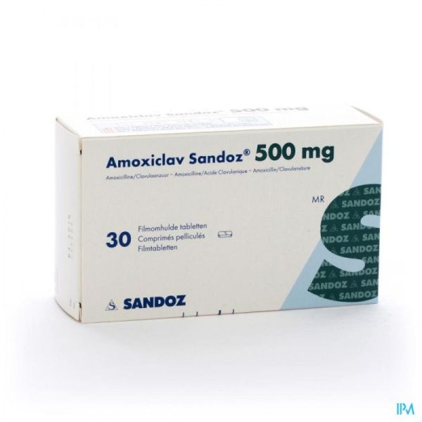 Amoxicil/Clav 500/62,5Mg Sdz Cpr24