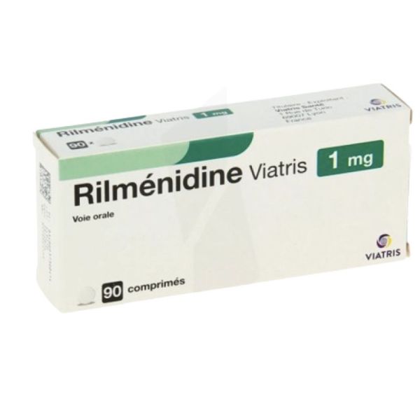 Rilmenidine 1 mg Viatris 90 comprimés