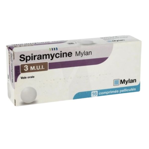 SPIRAMYCINE VIATRIS 3 M.U.I, 16 comprimés