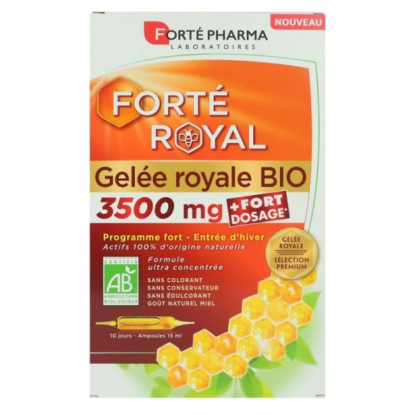 Forte Pharma Gelee Royale Bio3500Mg Amp10