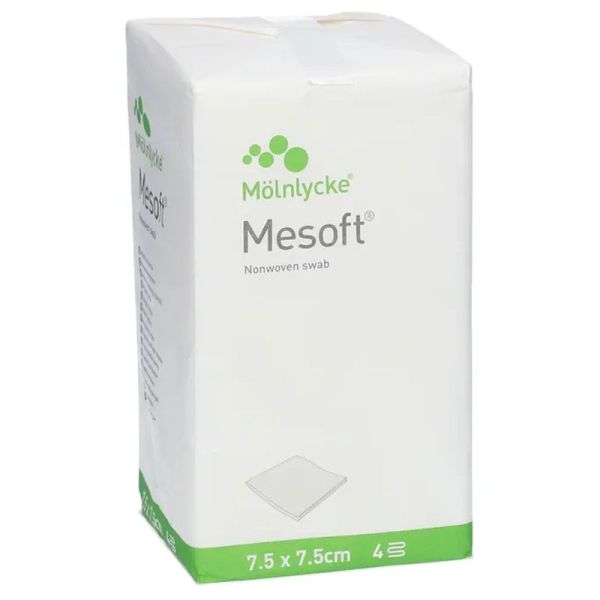 Mesoft Compresses non-tissées non-stériles 7,5x7,5 cm (x100)