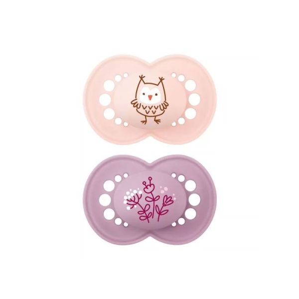 MAM Sucette en Silicone Originale Nature 6+ mois (lot de 2, référence n°49)