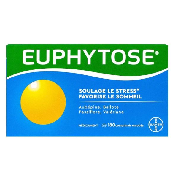 Euphytose Comprimés Enrobés - Boîte de 180