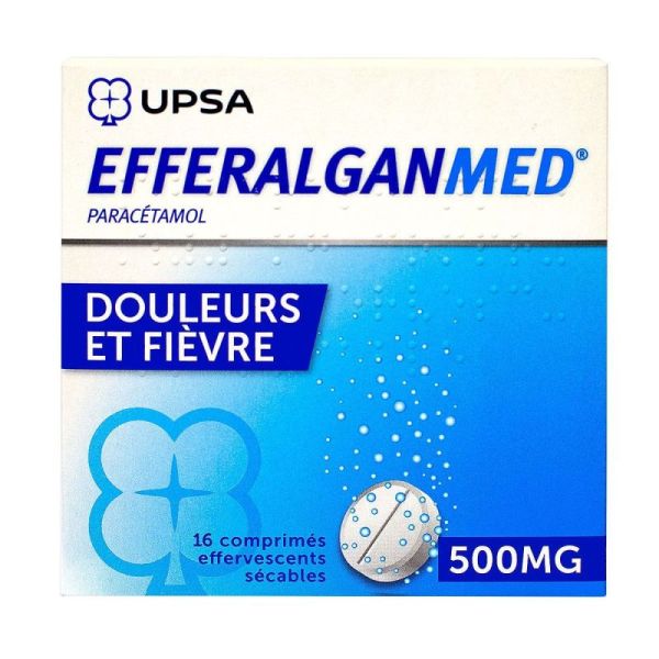 Efferalganmed 500Mg Comprimé Effevervescent Sécable x16