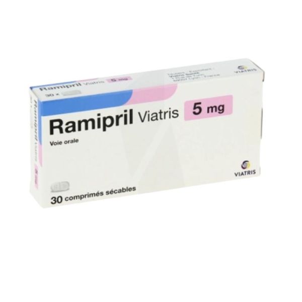 Ramipril 5 mg Viatris 30 comprimés sécables