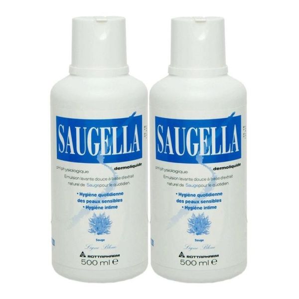 Saugella Dermoliquide Emulsion Lavante (2 x 500 ml)