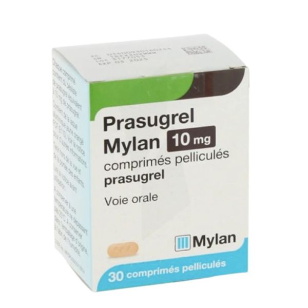 Prasugrel Viatris 10 mg 30 comprimés pelliculés (flacon)