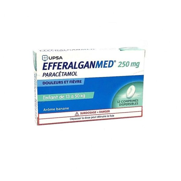 Efferalganmed 250Mg Cpr Disp 12