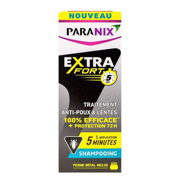 Paranix shampooing anti-poux & lentes extra-fort Extra Fort 5Min 200Ml