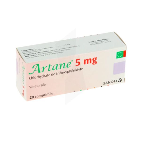 Artane 5Mg Cpr Secable 20