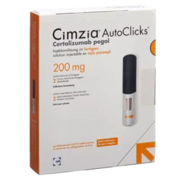 Cimzia 200Mg S Inj Styl Pré 2Stylo Prér + 2Ta