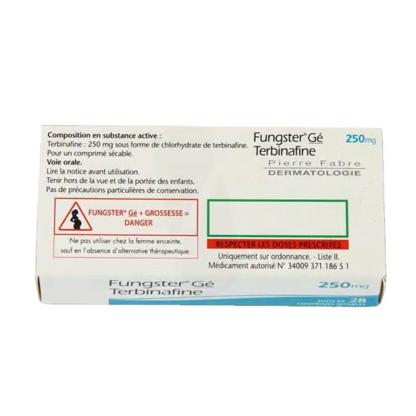 Pierre Fabre Fungster Gé Terbinafine 250 mg (Boîte De 28 Comprimés)