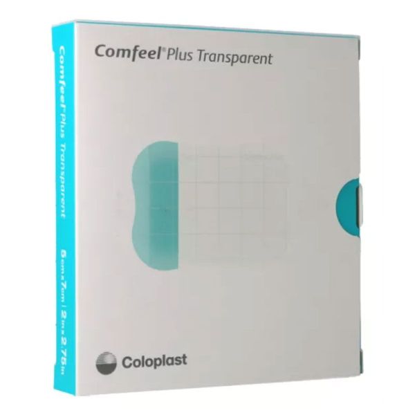 Coloplast Comfeel Plus Transparent Pansement Hydrocolloïde Fin Hypoallergisant 5x7 cm (x10)