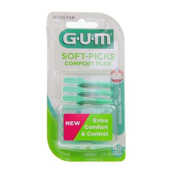 Gum Bâtonnet Interdentaire Soft-Picks Comfort Flex (x40)