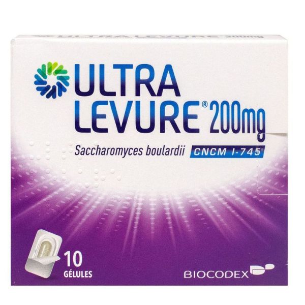 Ultra Levure 200Mg Gelu Bt 10E