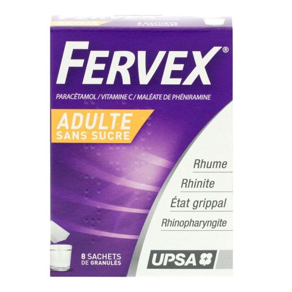 Fervex Ad S/Sucre Sachet 8