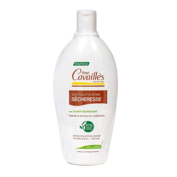 Cavailles Soin Toilette Intime Sècheresse avec Olivier Nourrissant 500Ml