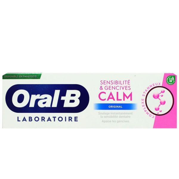 Oral-B Dentifrice Sensibilité & Gencives Calm (75 ml)