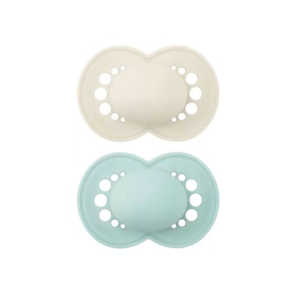 MAM Sucette en Silicone Originale Couleurs Nature 18+ mois (lot de 2, référence n°68)