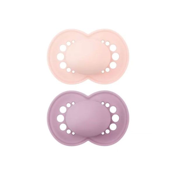 MAM Sucette en Silicone Originale Couleurs Nature 18+ mois (lot de 2, référence n°68)