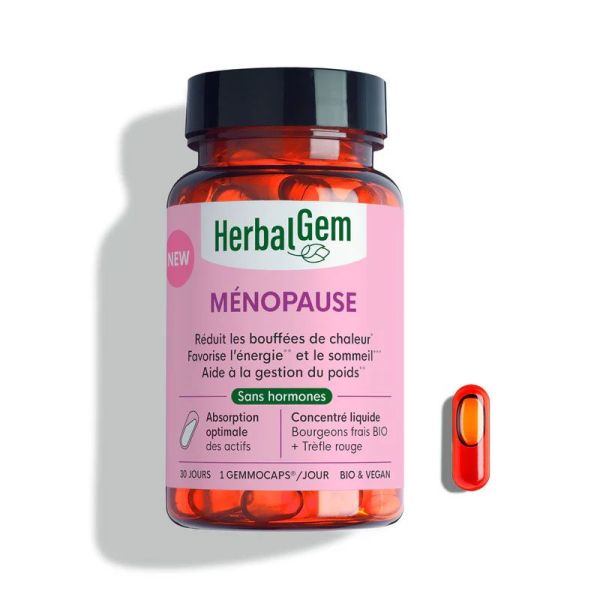 Herbalgem Gemmocaps Ménopause bio (30 gélules)