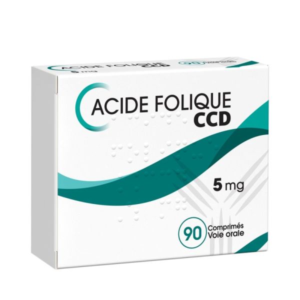 Acide Folique 5Mg Ccd Cpr 90